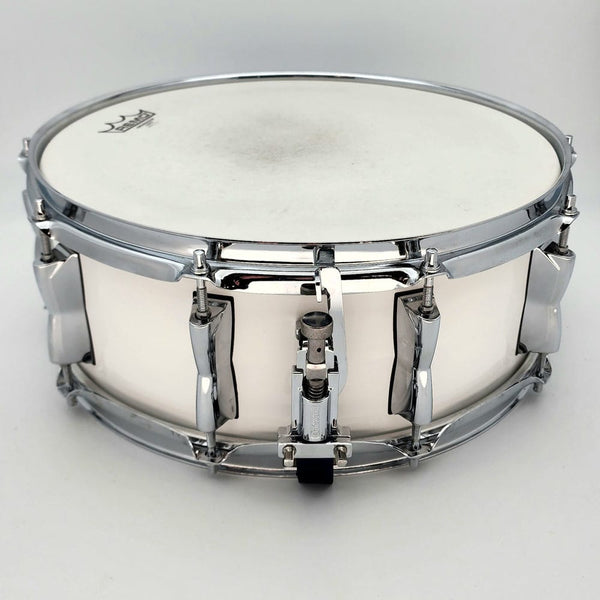 Used Yamaha Stage Custom Snare Drum 14x5.5 Pure White | DCP