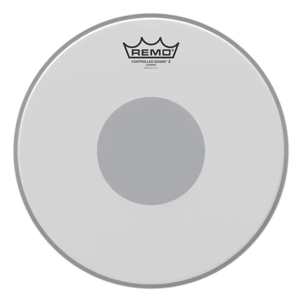 Remo Controlled Sound X Drum Head 13" Coated w/Bottom Black Dot DCP