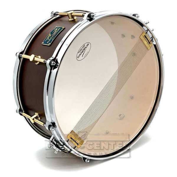 Canopus 'The Maple' 10ply Snare Drum 14x6.5 w/Cast Hoops - Bitter Brown Oil