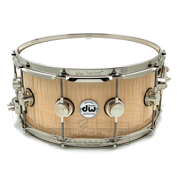 DW Collectors SSC Maple Snare Drum 14x6.5 Exotic Figured Sycamore w/Nickel  Hardware