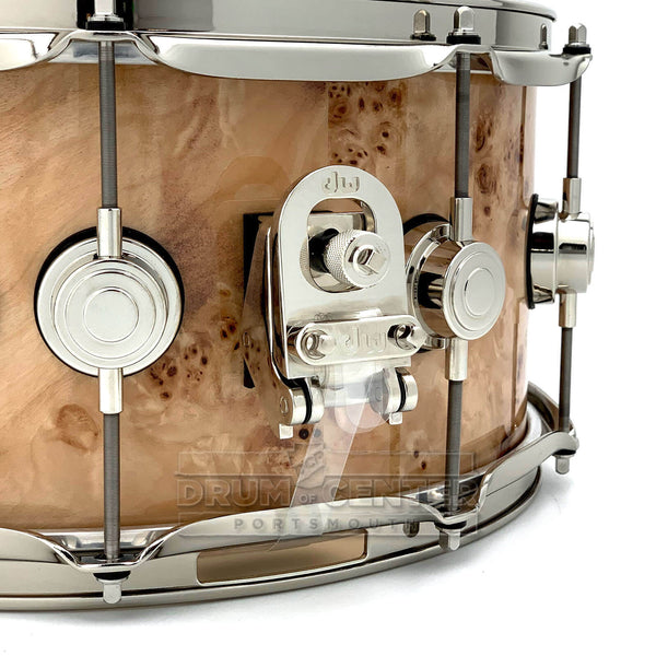 Dw Collectors Vlt 333 Maple Snare Drum 14x65 Exotic Mapa Burl Wnickel Hardware Dcp 