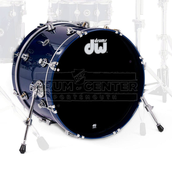 DW DWe Electronic/Acoustic Bass Drum 20x14 Midnight Blue Metallic DCP
