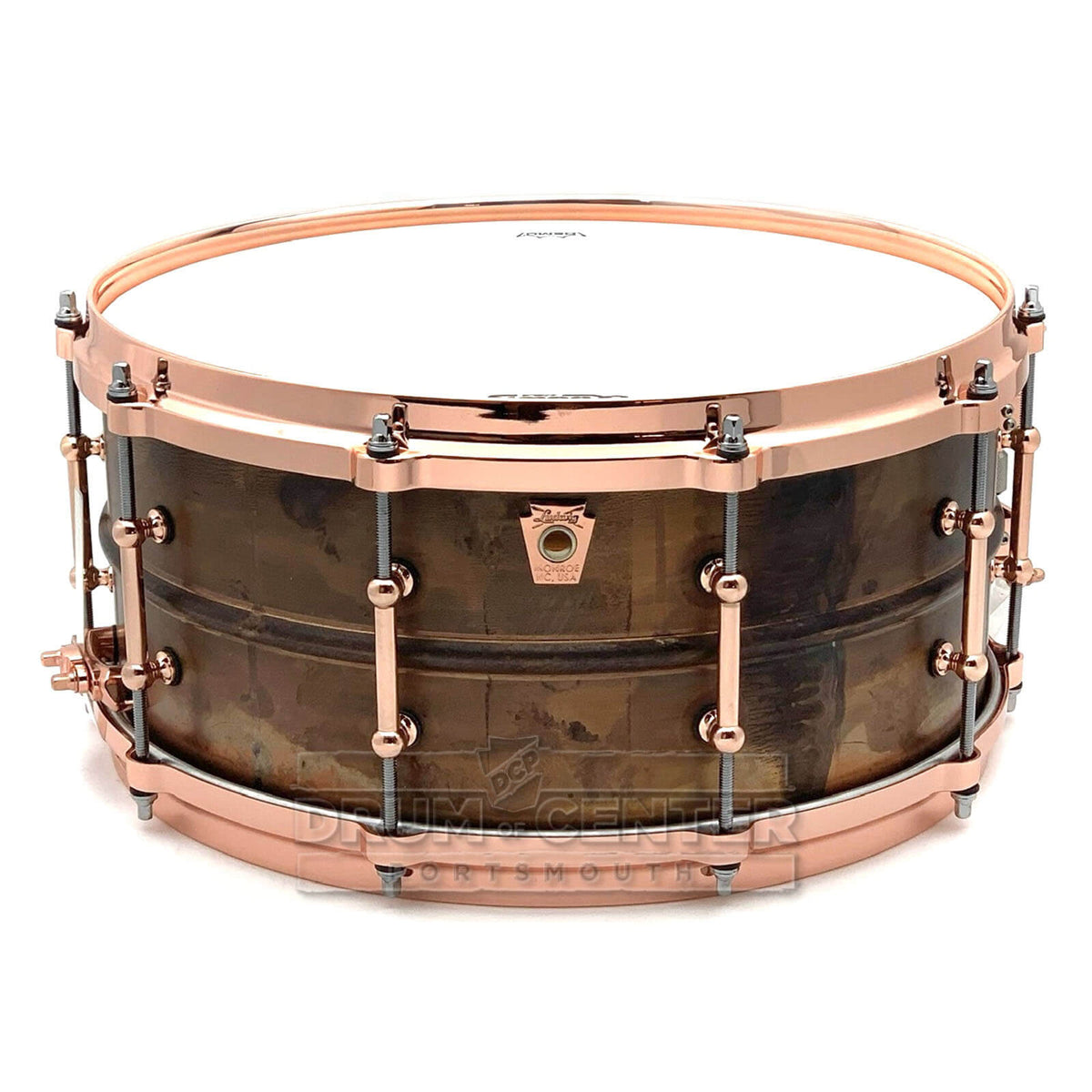 Ludwig LC663TC Copper Phonic Natural Snare Drum 14x6.5 w/Copper Hardwa