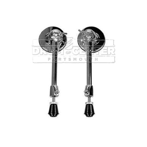 DW Drum Parts Bass Drum Spur Set (Pair) Chrome DCP