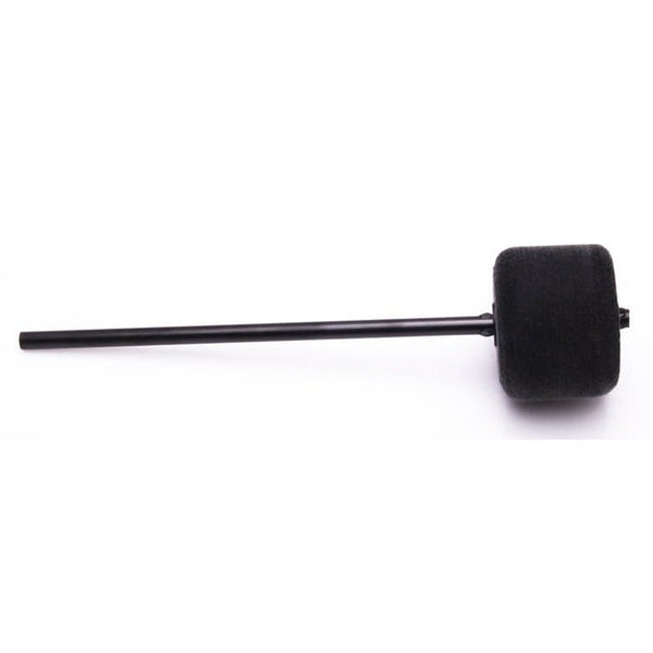 Danmar Black Felt Bass Drum Beater, Black Shaft DCP