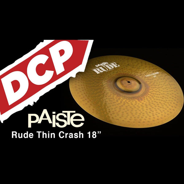 Paiste rude online thin crash 18