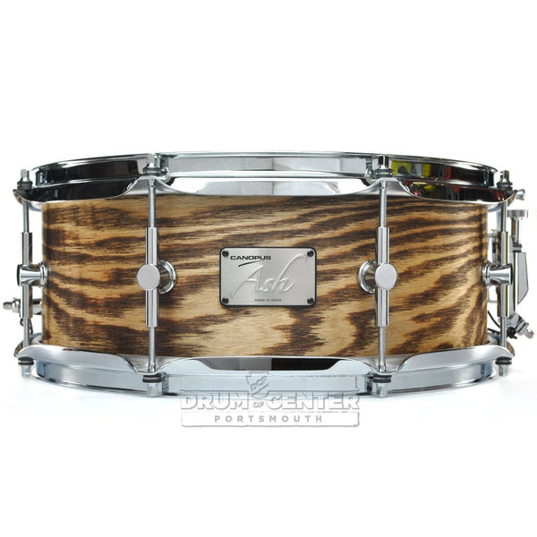 Canopus Ash Snare Drum 14x5.5 Natural Grain Oil | Drum Center Of