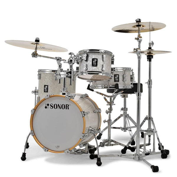 Sonor AQ2 Maple 4pc Safari Drum Set White Marine Pearl