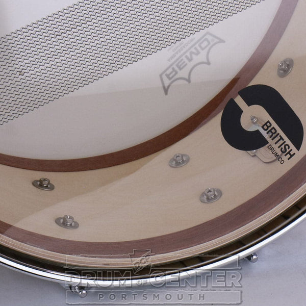 British Drum Co Legend SE Series Snare Drum 14x6.5 Spalted Beech Drum
