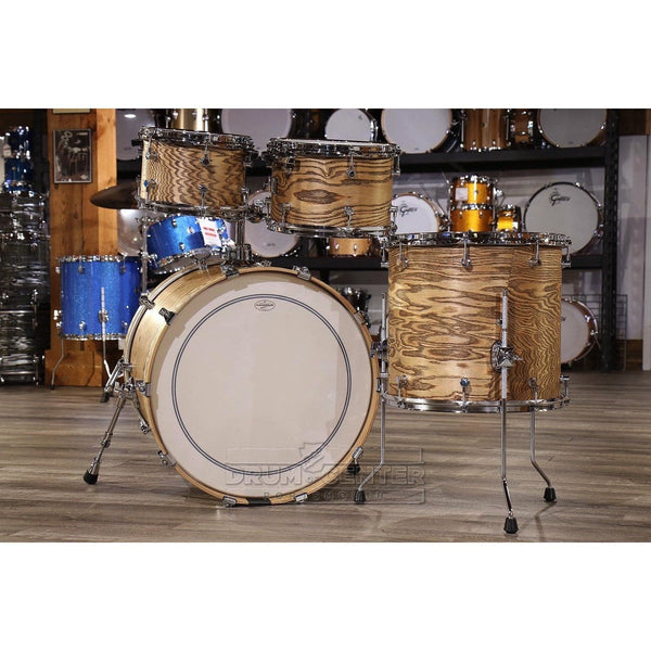 Canopus Ash 4pc Rock Drum Set w/ Tom Arm