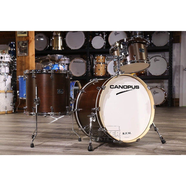 Canopus RFM 3pc Rock Drum Set Bitter Brown Oil