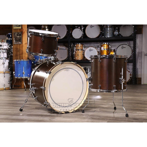 Canopus RFM 3pc Rock Drum Set Bitter Brown Oil