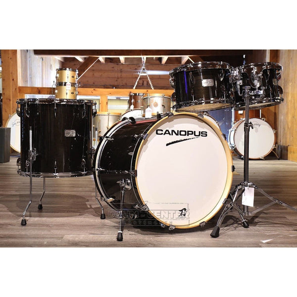 Canopus Yaiba 4pc Groove Drum Set - Ebony Lacquer