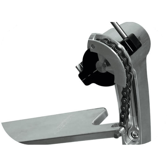 Trick Pro 1V Bigfoot Double Bass Drum Pedal Chain Drive DCP