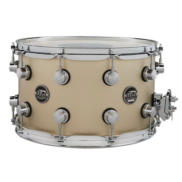 DW Performance Snare Drum 14x8 Hard Satin Gold Mist Drum Center Of