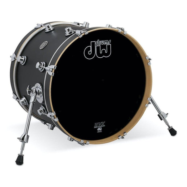 DW Performance Series Bass Drum 18x14 Hard Satin Charcoal Metallic