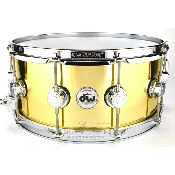 DW Collectors Bell Brass Snare Drum 14x6.5 w/Chrome Hardware 