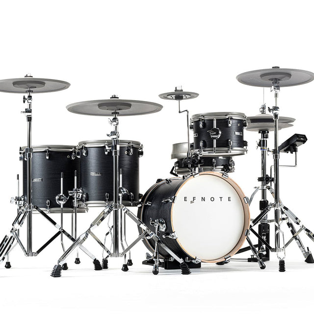 EFNOTE 5X Electronic Drum Set - Black Oak