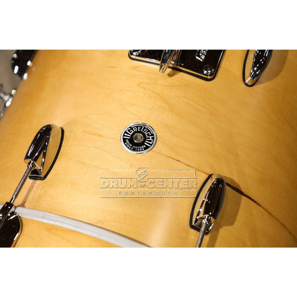 Gretsch Brooklyn 4pc Jazz Drum Set Satin Natural Drum Center Of