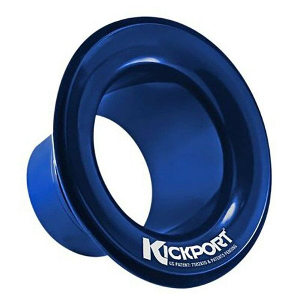 Kickport Sonic Enhancement Bass Drum Port Insert Blue Drum Center