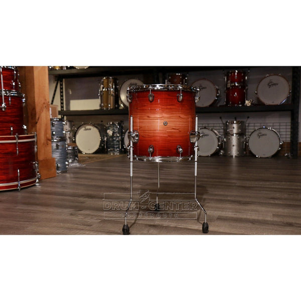 Mapex Armory 14x14 Floor Tom Redwood Burst Finish Drum Center Of