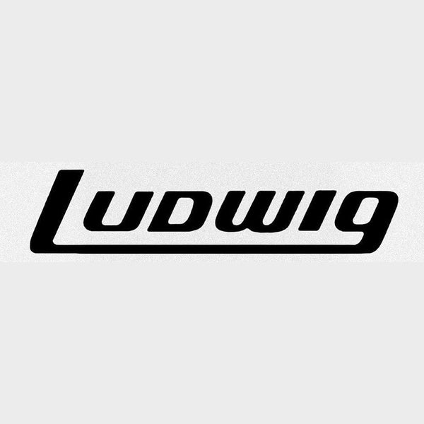 Ludwig Bass Drum Decal '70s Logo Black 10" DCP