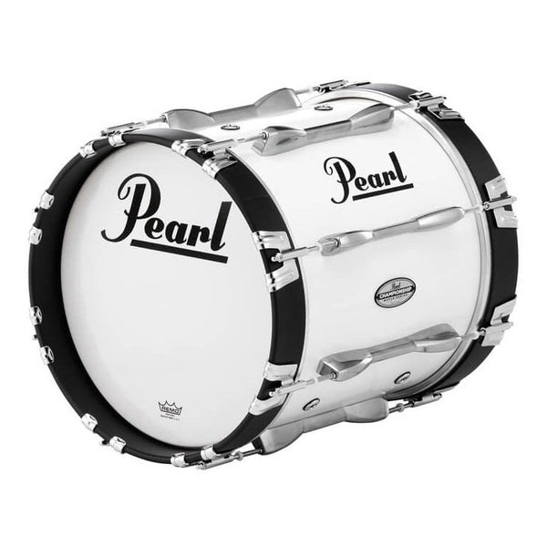 Pearl Grosse caisse marching competitor 28x14 Pure White