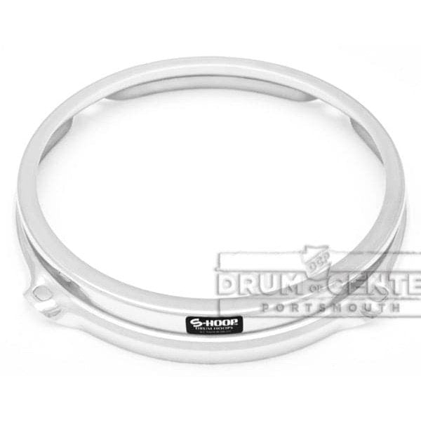Shoop Drum Hoops 8" 4 Hole Chrome/Steel Drum Center Of Portsmouth