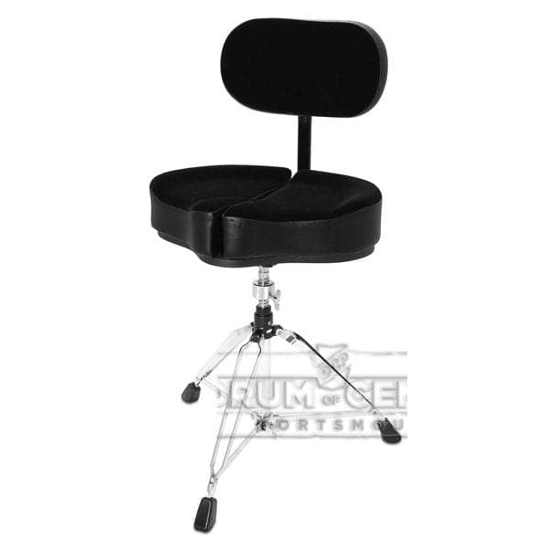 Ahead SpinalG Drum Throne Black w/Back Rest DCP
