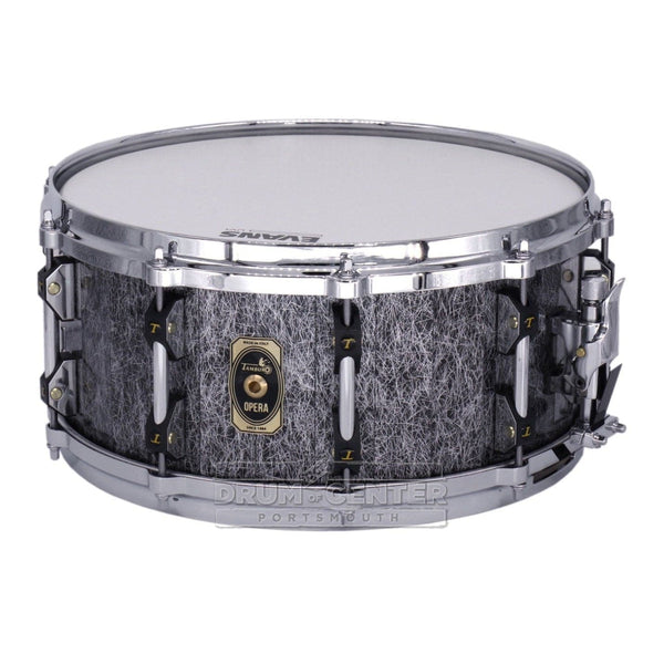 Tamburo Opera Series Stave Snare Drum 14x6.5 Fantasy Black DCP