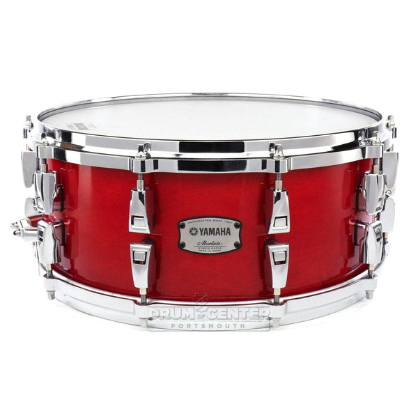 Yamaha Absolute Hybrid Maple Snare Drum 14x6 Red Autumn