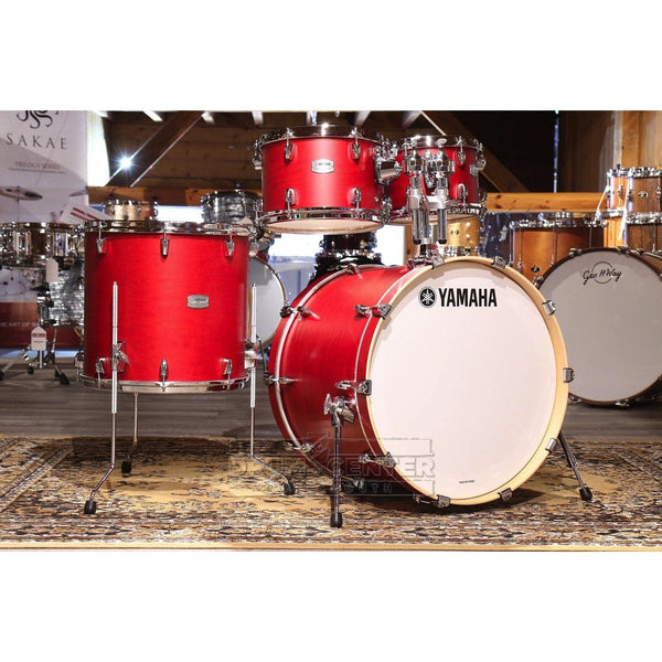 Yamaha Tour Custom Maple 4pc Drum Set 22/10/12/16 Candy Apple Satin