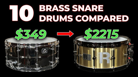 10 Brass Snare Drums Compared
