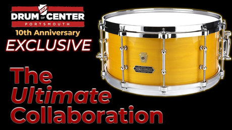 DCP’s 10th Anniversary Exclusive Tulipwood Snare Drum | A Collaborative Masterpiece!