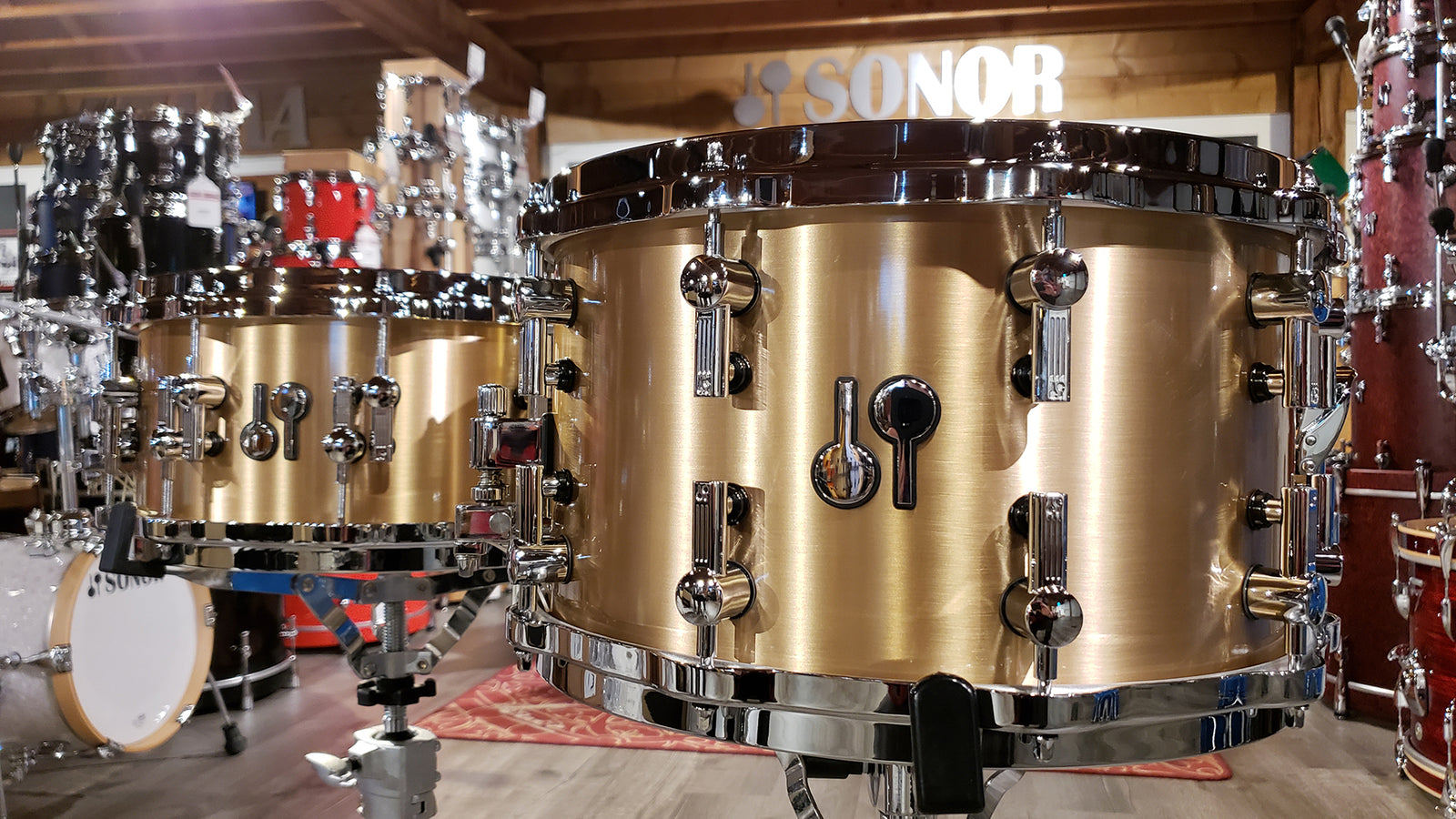 Limited Edition Sonor Cast Bronze Snare Drums at DCP!