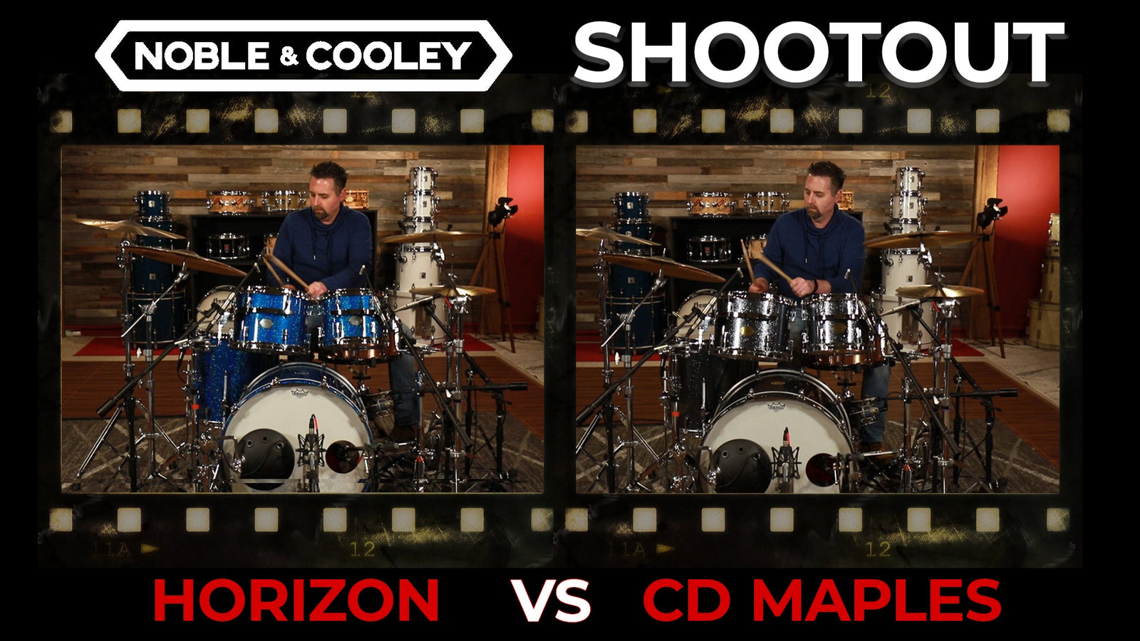 Noble & Cooley CD Maple vs. Horizon Series Drum Set Shootout