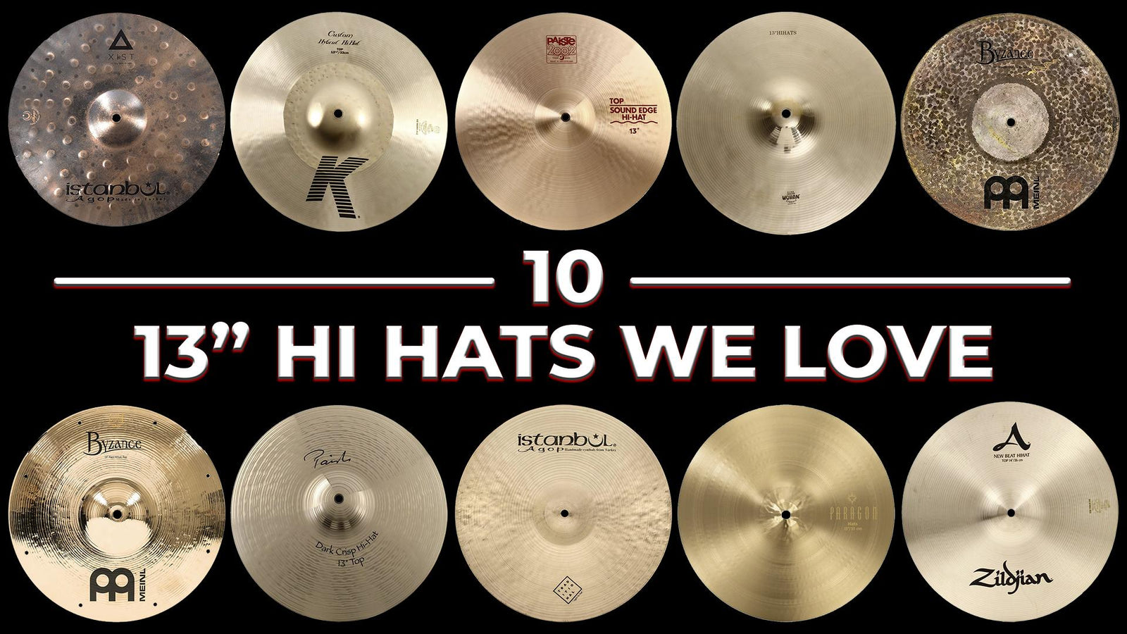 The 10 Best 13 Inch Hi Hat Cymbals