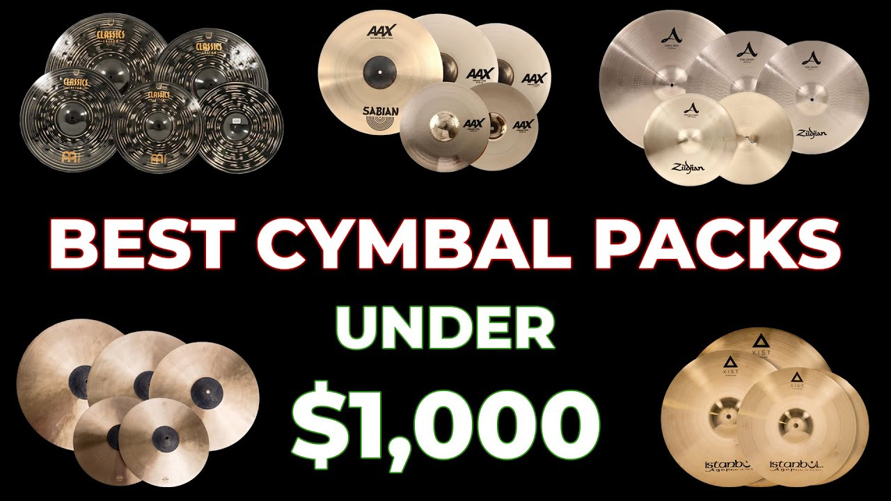 The Best Cymbal Packs Under $1000 Exclusively at DCP