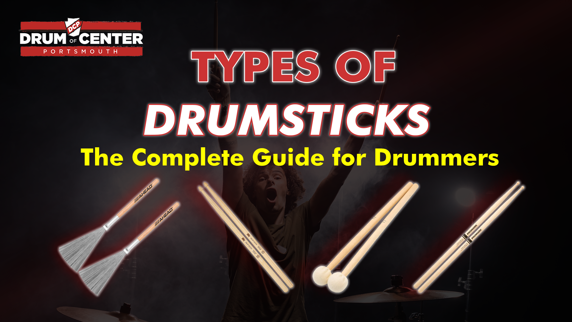 Types of Drumsticks: The Complete Guide for Drummers