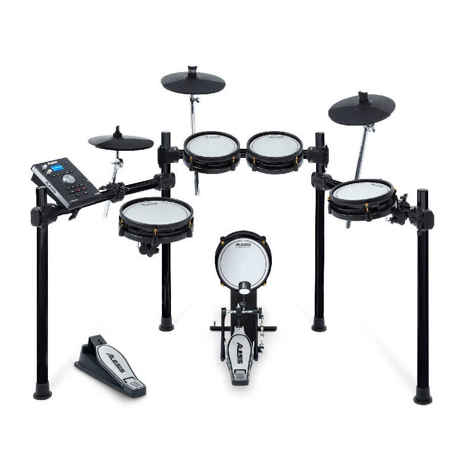 alesis nitro mesh kit double bass pedal Alesis Command Mesh Special Edition Electronic Drum Kit