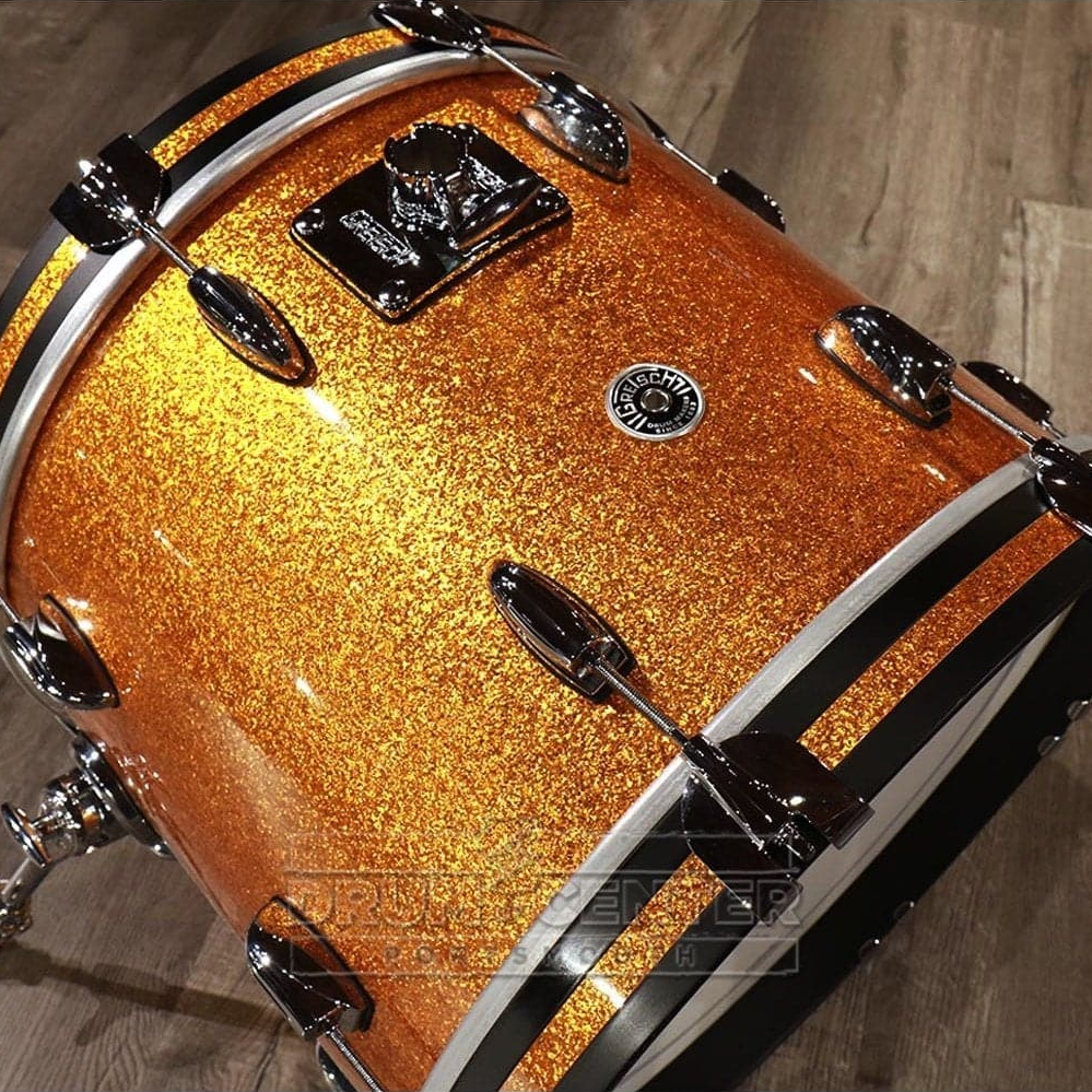 Gretsch Brooklyn 3pc Jazz Drum Set Gold Sparkle - Drum Center Of Portsmouth