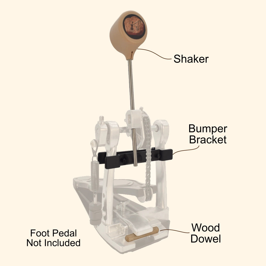 Native Tongue Percussion Pedal Percussion Kit Shaker