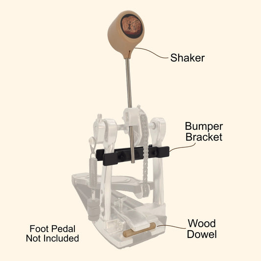 Native Tongue Percussion Pedal Percussion Kit Shaker
