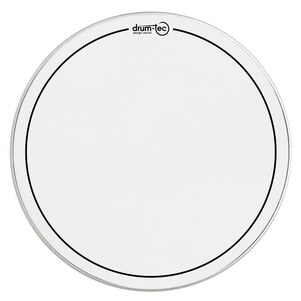 Drum-Tec Mesh Head Design 22"BD White w/Black Belt - Drum Center Of Portsmouth