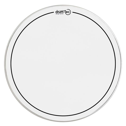 Drum-Tec Mesh Head Design 22"BD White w/Black Belt - Drum Center Of Portsmouth