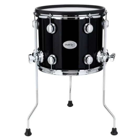 Drum-Tec Jam 3 E-Floor Tom 12x10 Black - Drum Center Of Portsmouth
