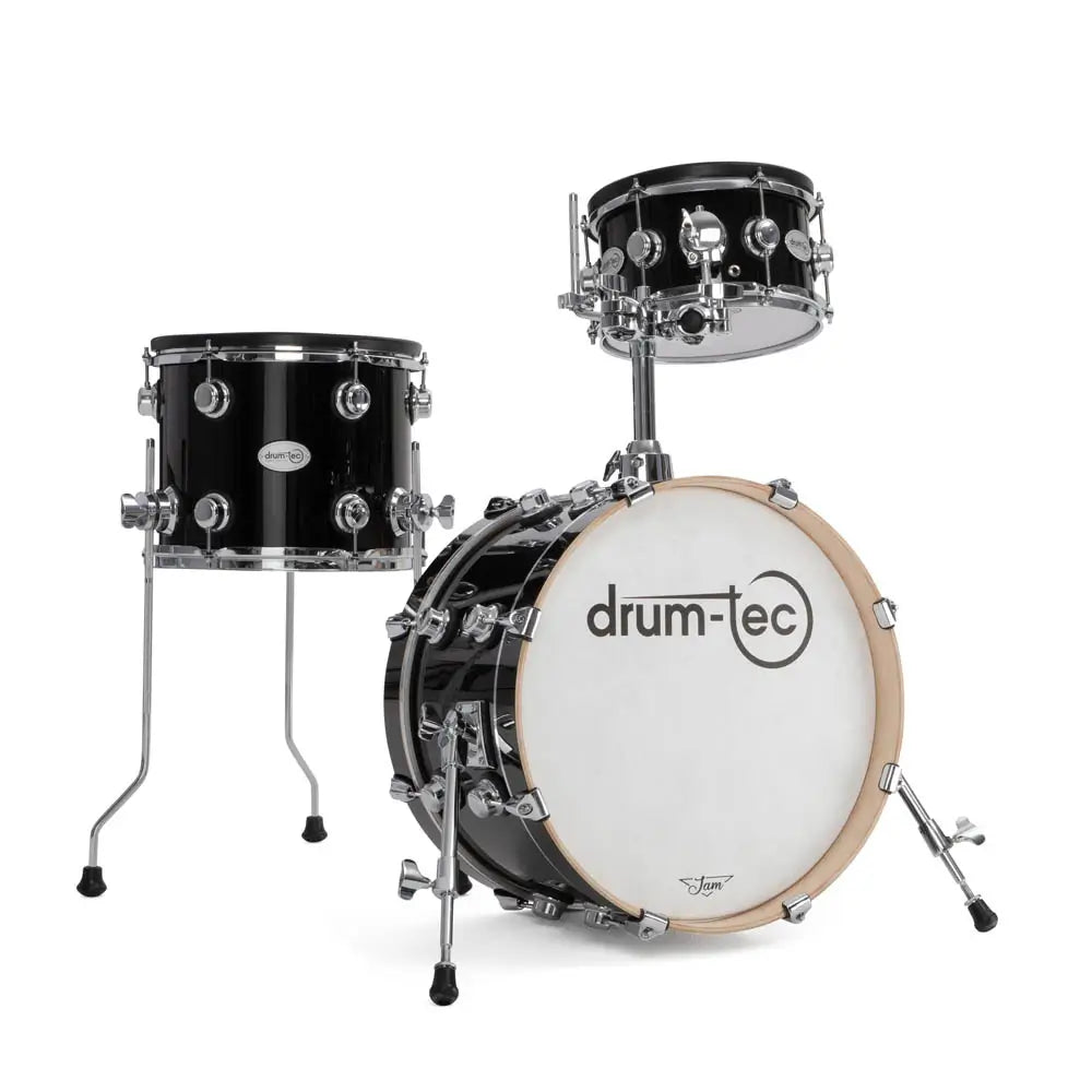 Drum-Tec Jam 3 3pc E-Drum Set Black - Drum Center Of Portsmouth