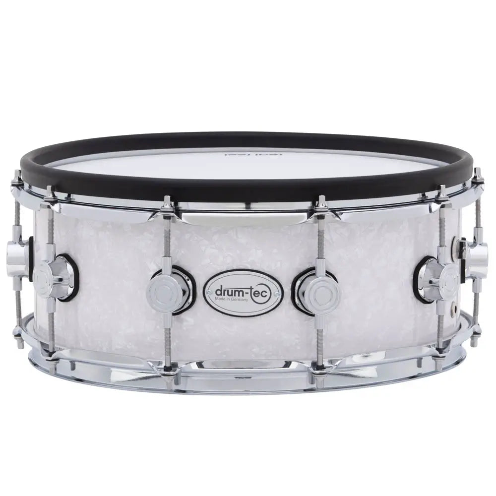 Drum-Tec Pro 3 Series E-Snare Drum 14x5.5 White Marine Pearl - Drum Center Of Portsmouth
