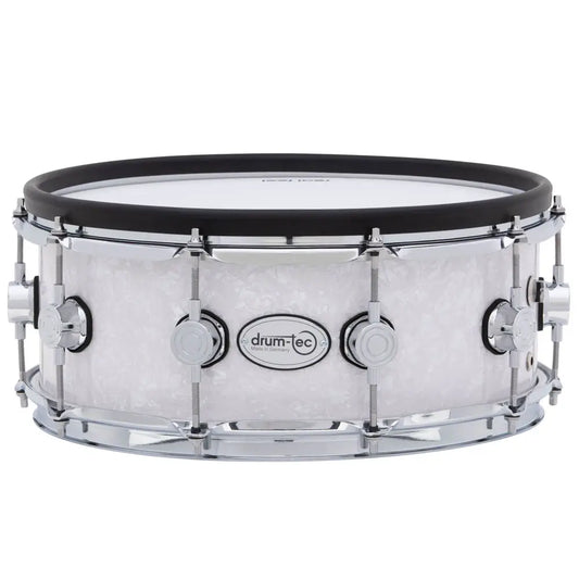 Drum-Tec Pro 3 Series E-Snare Drum 14x5.5 White Marine Pearl - Drum Center Of Portsmouth