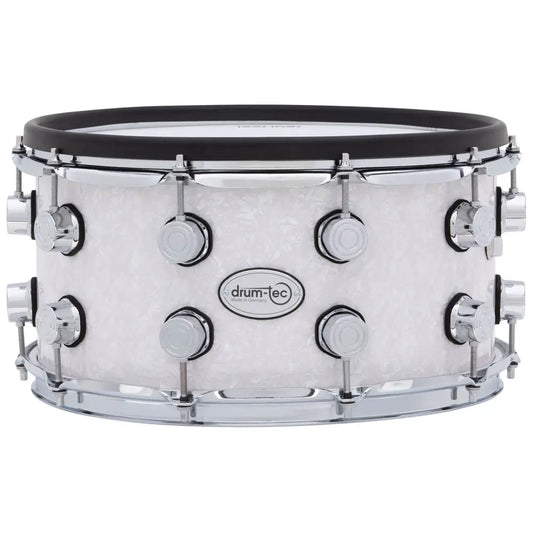 Drum-Tec Pro 3 Series E-Snare Drum 14x7 White Marine Pearl - Drum Center Of Portsmouth